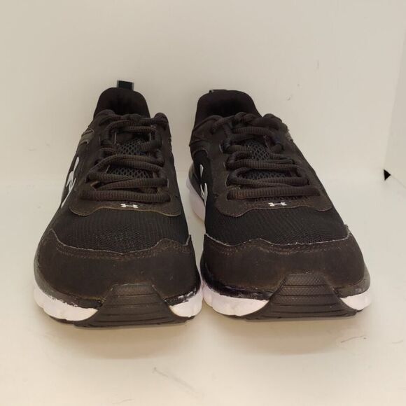 Under Armour Assert 9 Big Boys Pre-owned Black & White Sneakers - sz. 7Y - Picture 3 of 7